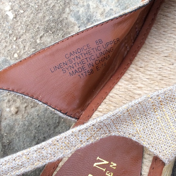 LAUREN RALPH LAUREN ESPADRILLE PEEP TOE WEDGES - Picture 5 of 8
